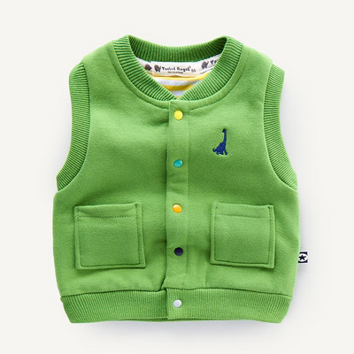 Lányoknak és fiúknak megfelelő gyerekmellény különböző színekben