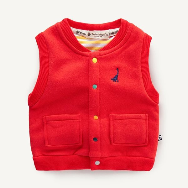 Lányoknak és fiúknak megfelelő gyerekmellény különböző színekben