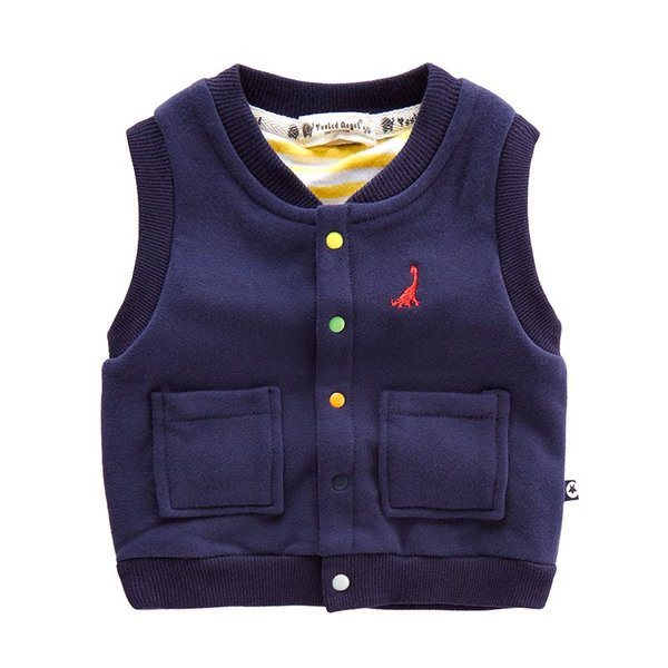 Lányoknak és fiúknak megfelelő gyerekmellény különböző színekben