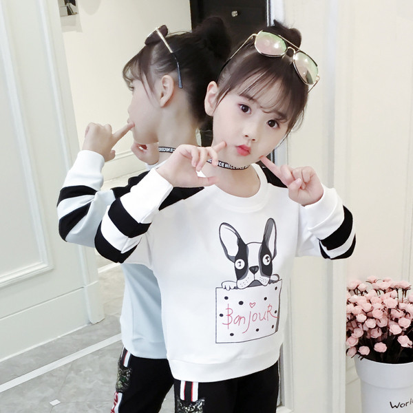 Lezser gyerekblúz lányoknak színes rátéttel, több színben