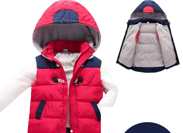Μαλακό παιδικό μπουφάν σε δύο χρώματα