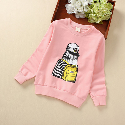 Pamut gyerek blúz lányoknak színes rózsaszín rátéttel