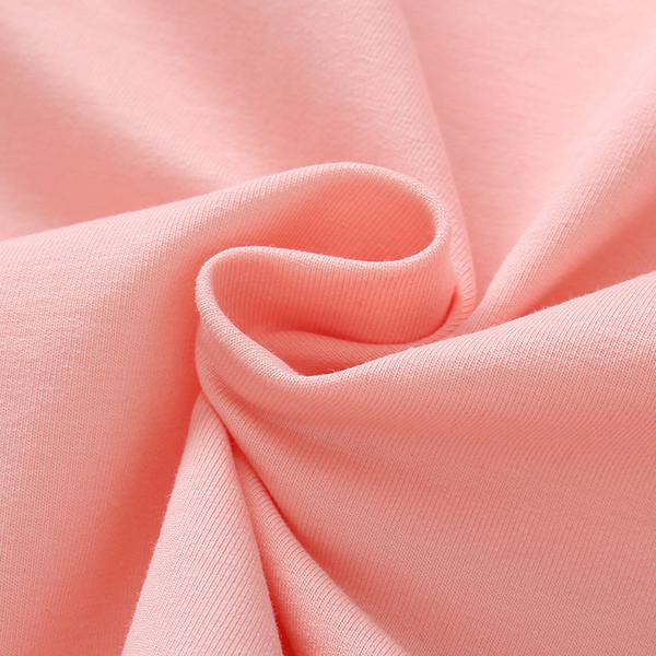 Pamut gyerek blúz lányoknak színes rózsaszín rátéttel