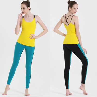 Women`s set - tank top and leggings suitable for yoga