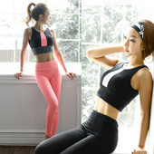 Дамско облекло за йога - топ и клин с висока талия