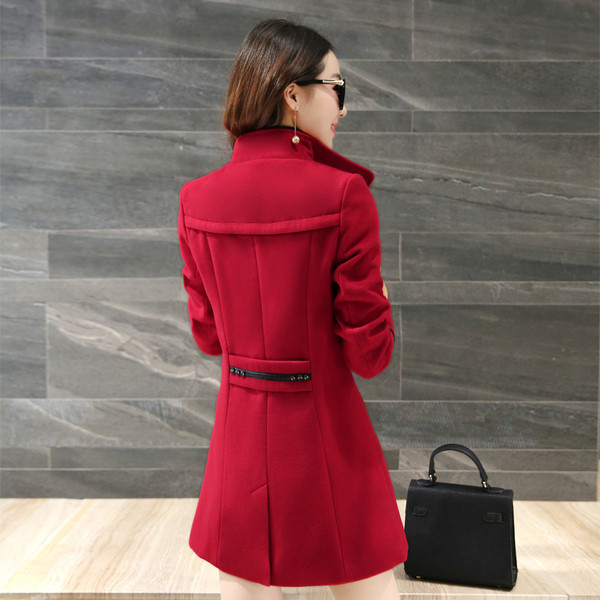 Елегантно дамско палто в няколко цвята