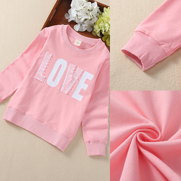 Modern gyerek blúz lányoknak színes, fehér és rózsaszín rátéttel