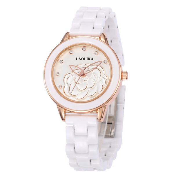 Ceas de dama cu curea de cauciuc in mai multe modele