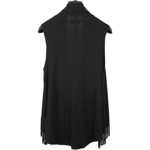 Μοντέρνο ανδρικό γιλέκο σε σκούρο χρώμα