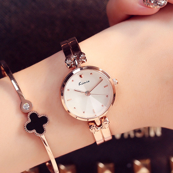 Modern női karóra fém szíjjal, három színben