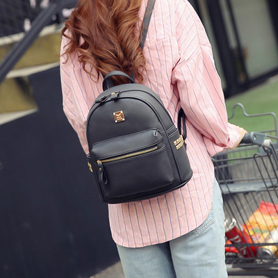 Kis női hátizsák külső zsebbel több színben