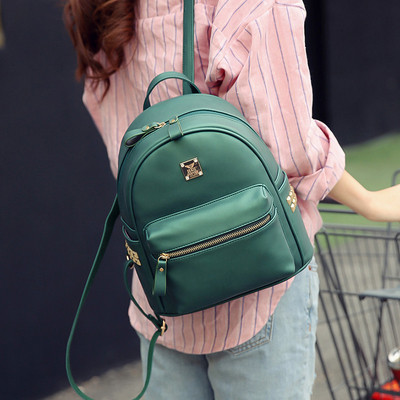 Kis női hátizsák külső zsebbel több színben