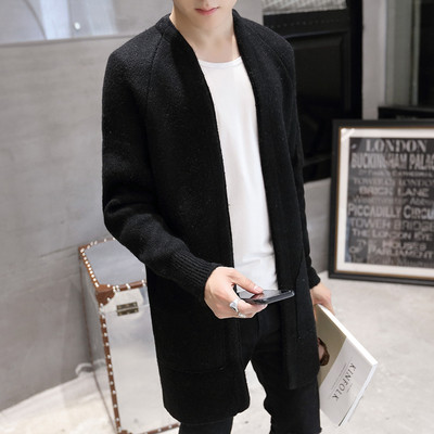 Vestă lungă și elegantă pentru bărbați, de culoare închisă și deschisă