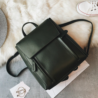 Öko bőrből készült modern női hátizsák négy színben