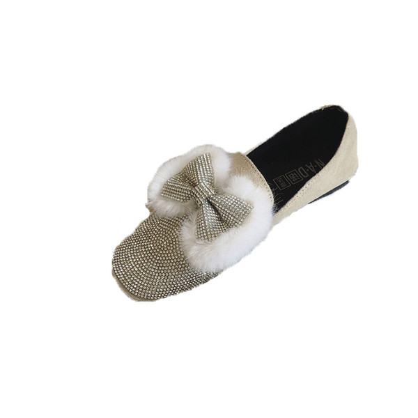 Női mokaszin díszkövekkel és pehelyszalaggal, három színben