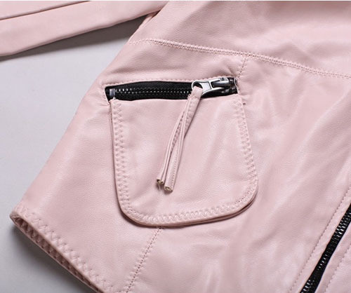 Öko bőrből készült modern gyerekkabát többféle színben