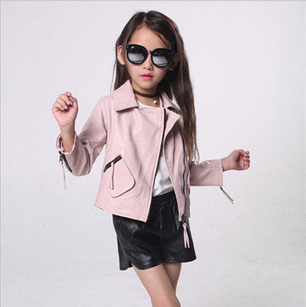 Öko bőrből készült modern gyerekkabát többféle színben