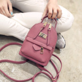 Rucsac de dama cu buzunar exterior cu fermoar in mai multe culori