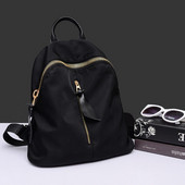 Fém cipzáras női hátizsák két színben