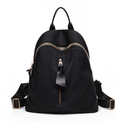 Fém cipzáras női hátizsák két színben