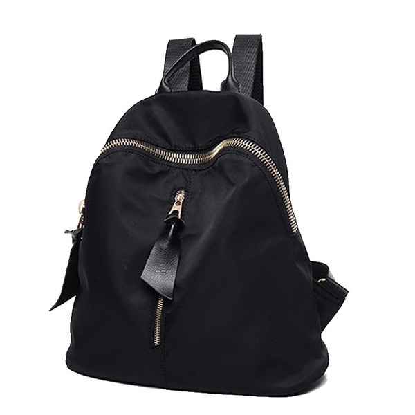 Fém cipzáras női hátizsák két színben