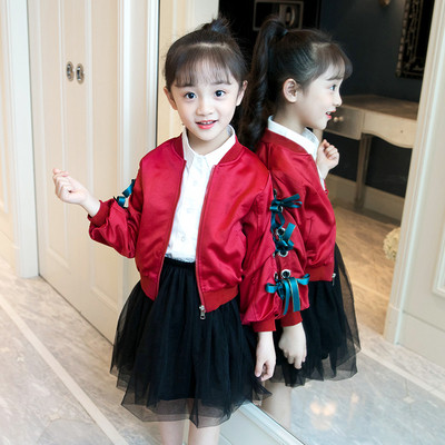 Детско есенно яке за момиче в няколко цвята