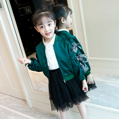 Детско есенно яке за момиче в няколко цвята