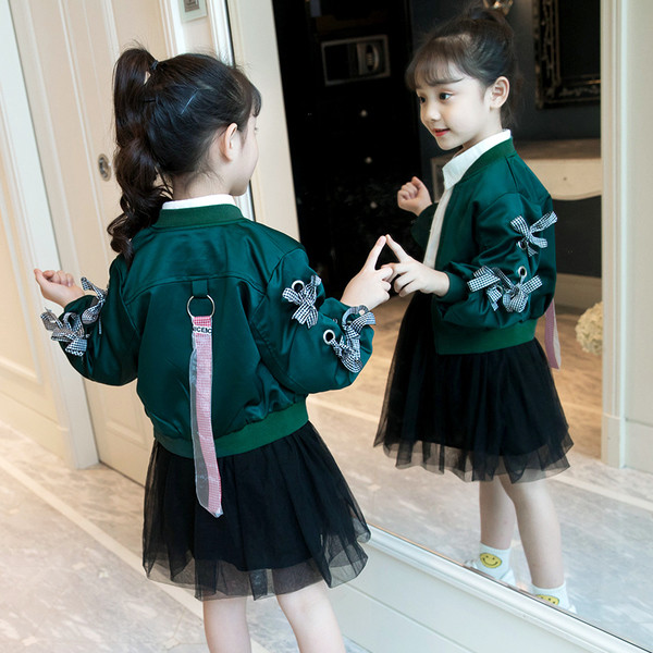 Детско есенно яке за момиче в няколко цвята