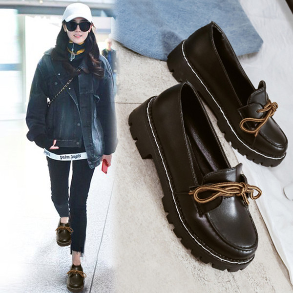 Mocasini de dama cu panglica in negru