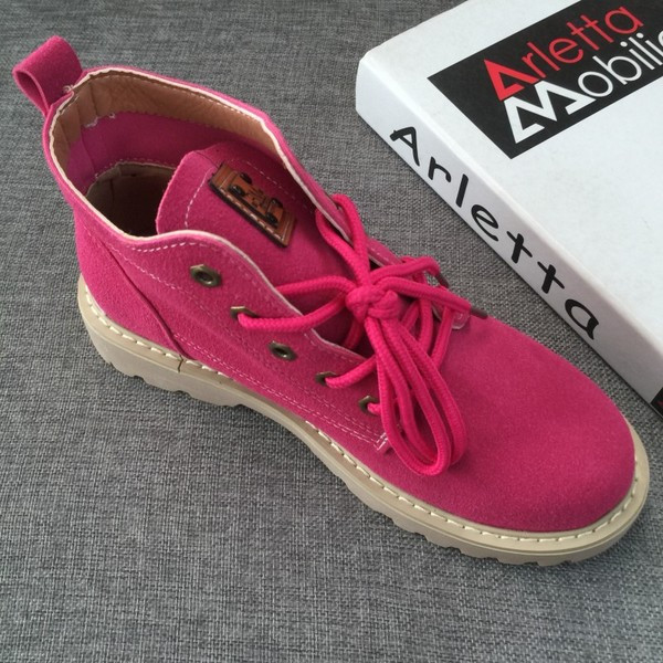 Αθλητικές κομψές μπότες σουέτ σε τρία χρώματα