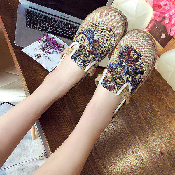 Mocasini casual dama cu model in doua culori