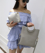 Geanta de dama stilata cu maner lung in mai multe culori