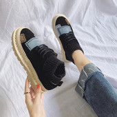 Ежедневни дамски обувки с кръпки в няколко цвята