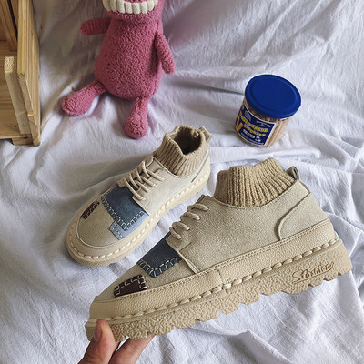 Ежедневни дамски обувки с кръпки в няколко цвята