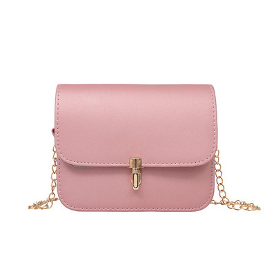 Дамска чанта с метална закопчалка в няколко цвята