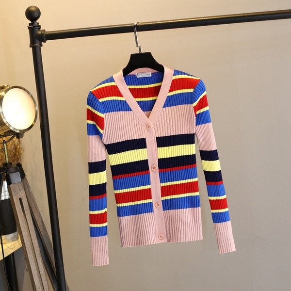 Дамска цветна жилетка модел Slim в три цвята