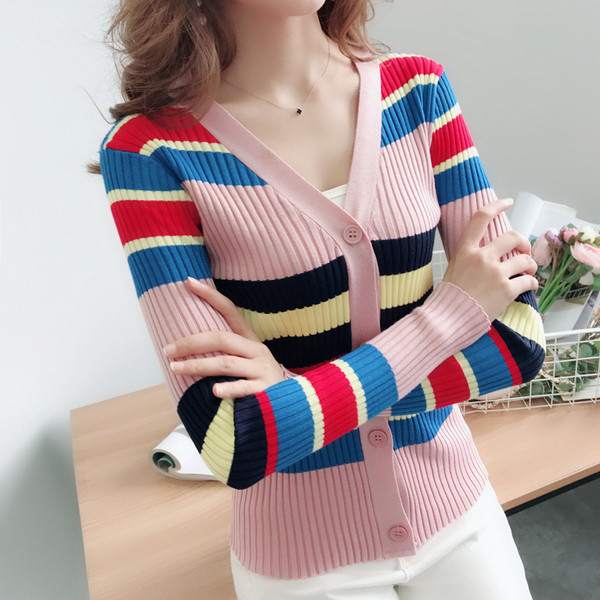 Дамска цветна жилетка модел Slim в три цвята