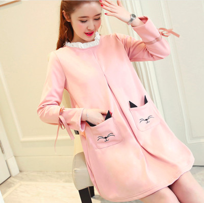 Есенна рокля за бременни жени в три модела