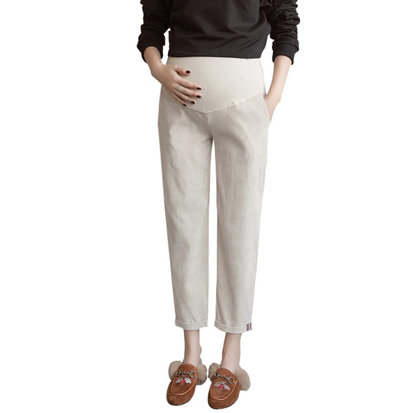 Ежедневен дамски панталон за бременни жени в три цвята
