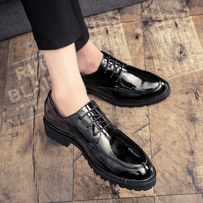 Мъжки официални обувки с груба подметка в няколко модела