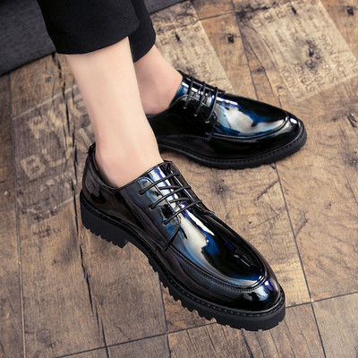 Мъжки официални обувки с груба подметка в няколко модела