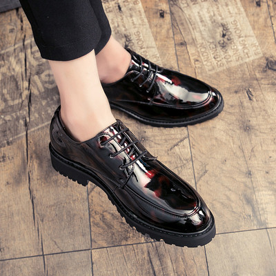 Мъжки официални обувки с груба подметка в няколко модела