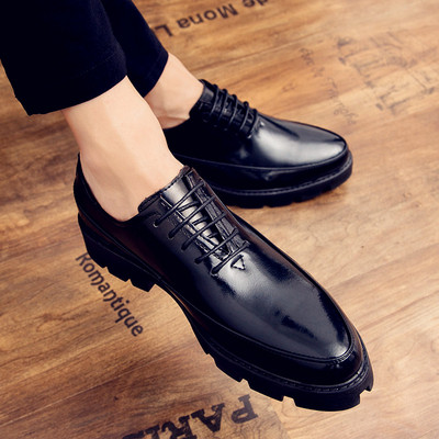 Мъжки официални обувки с груба подметка в няколко модела