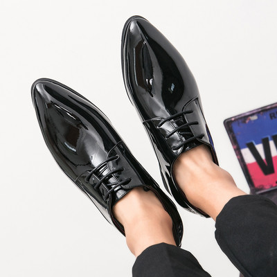 Мъжки официални обувки с груба подметка в няколко модела