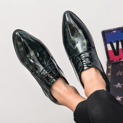 Мъжки официални обувки с груба подметка в няколко модела