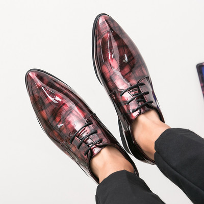 Мъжки официални обувки с груба подметка в няколко модела