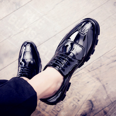 Мъжки официални обувки с груба подметка в няколко модела