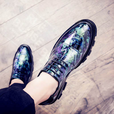 Мъжки официални обувки с груба подметка в няколко модела