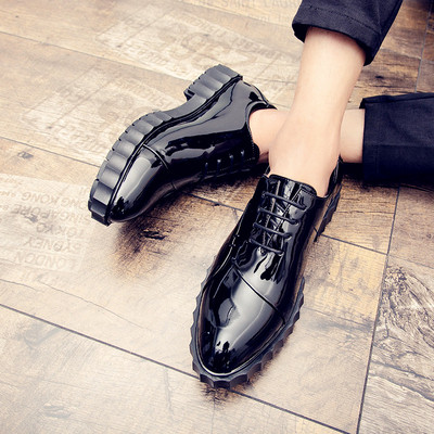 Мъжки официални обувки с груба подметка в няколко модела