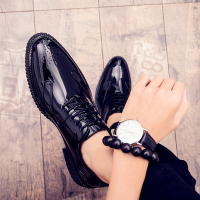 Мъжки официални обувки с груба подметка в няколко модела